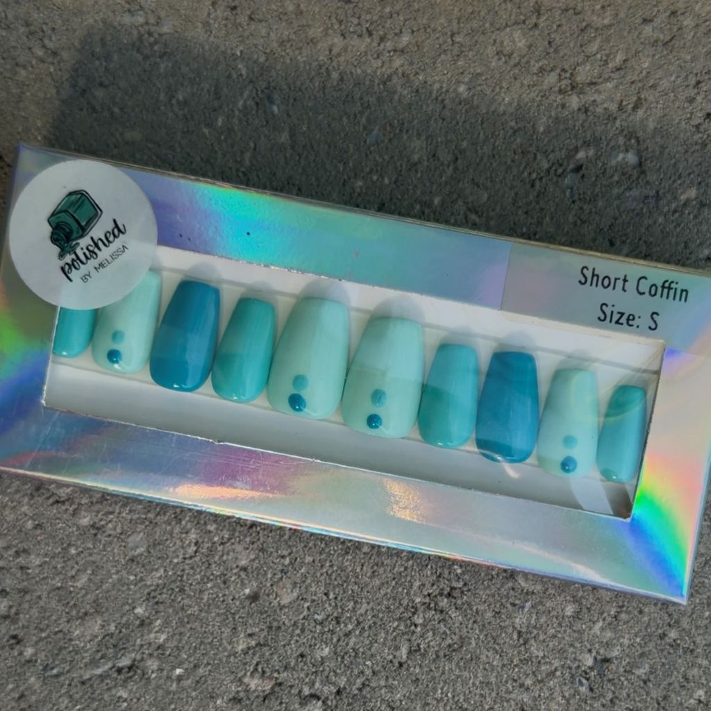 Aubrey | Size: Small | Shape: Short Coffin | SKU 2330
