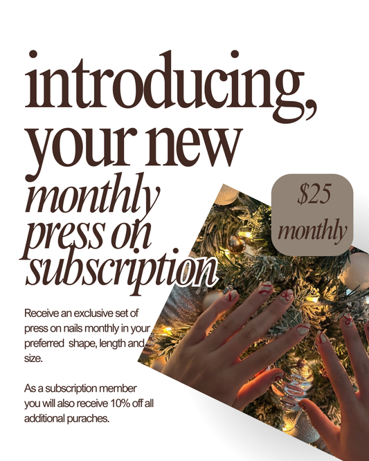 Monthly Press On Nail Subscription